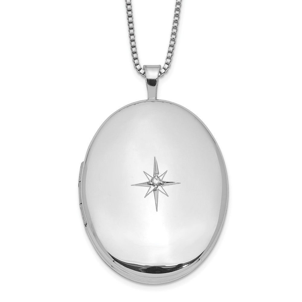 Satin;Engravable;Spring Ring;Sterling silver;Diamond;Not engraveable;18in chain;Gift Boxed