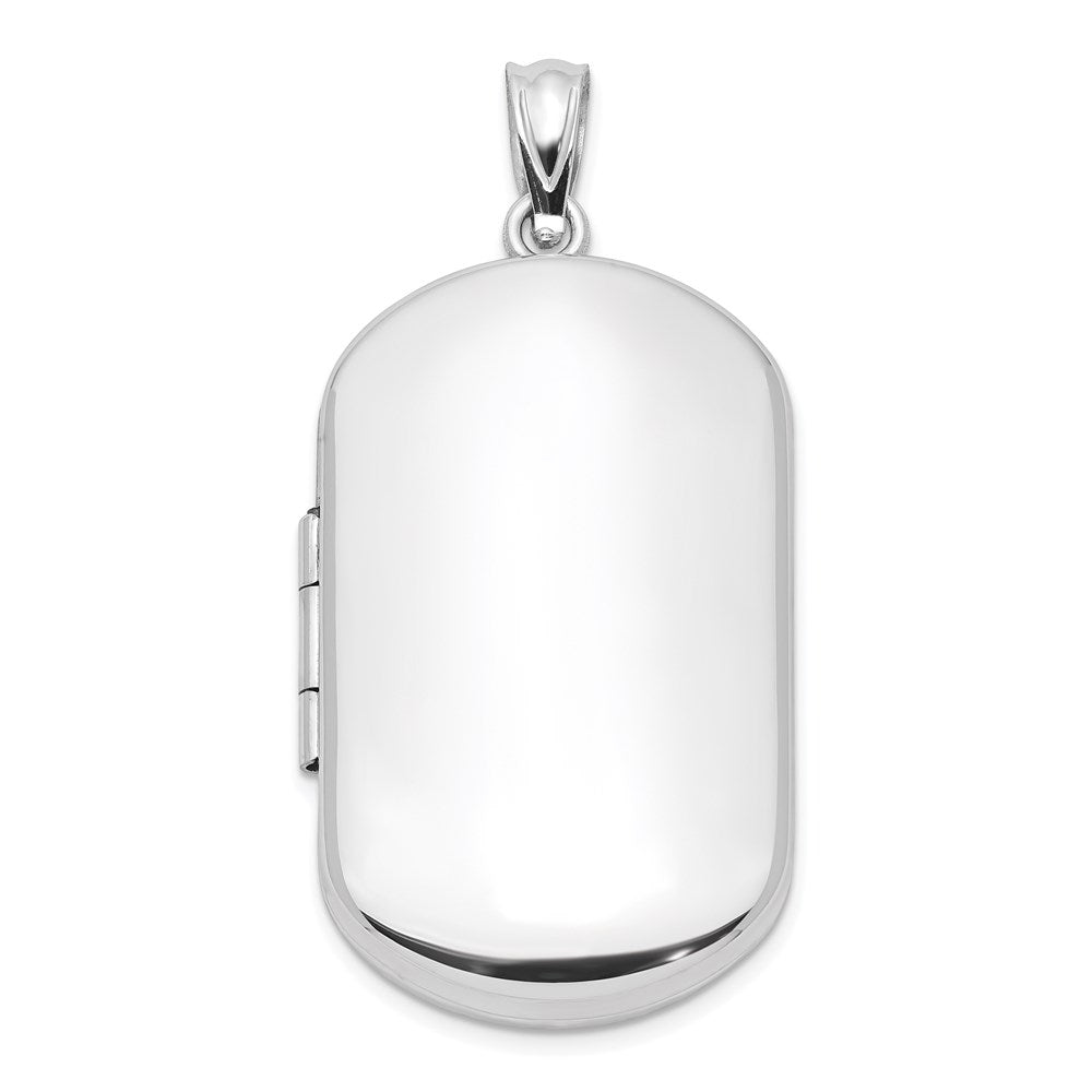 Polished;Engravable;Sterling silver;Not engraveable by QG;Holds 2 photos