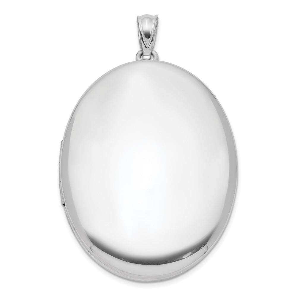 Polished;Engravable;Sterling silver;Not engraveable by QG;34mm;Holds 2 photos