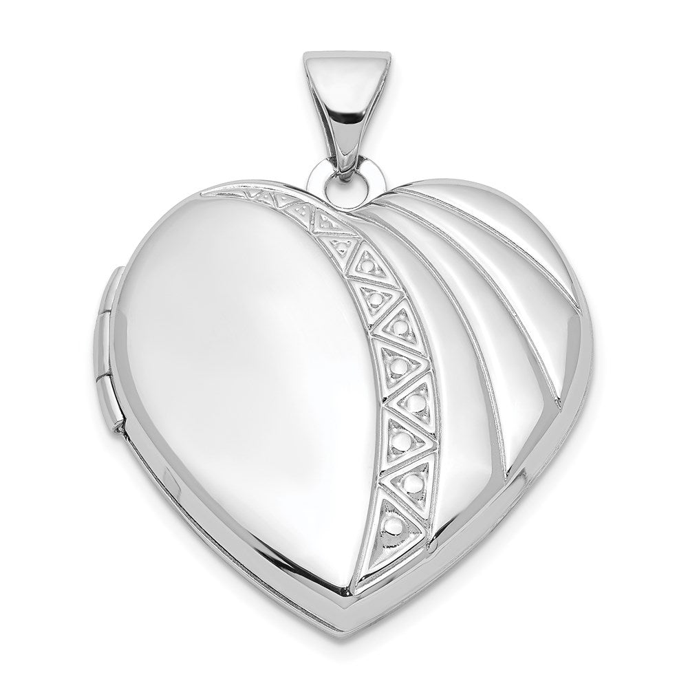 Polished;Engravable;Sterling silver;Not engraveable by QG;Holds 2 photos