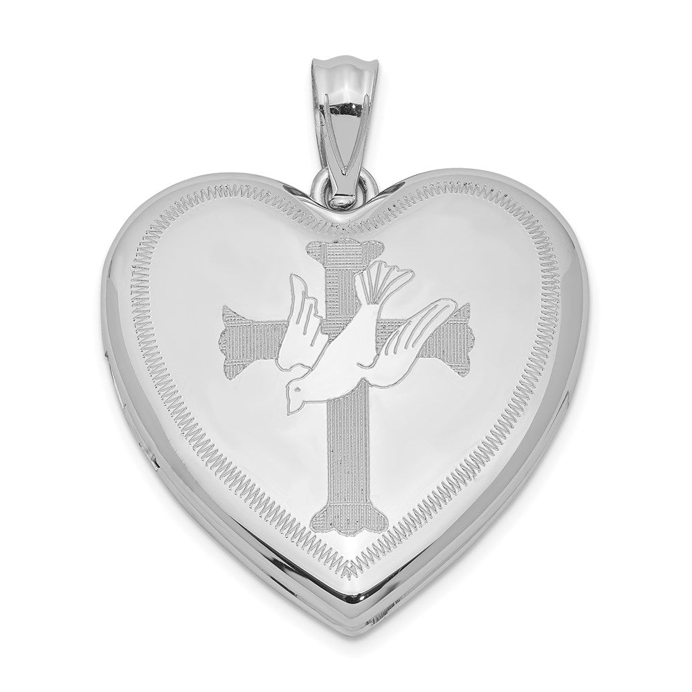Polished;Engravable;Sterling silver;Not engraveable by QG;Holds 2 photos