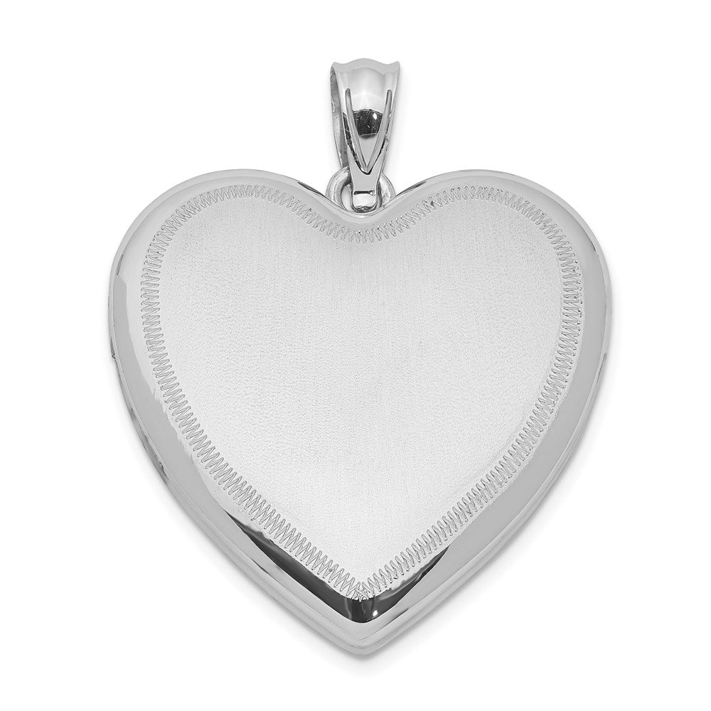 Engravable;Sterling silver;Not engraveable;Polished & satin;Holds 2 photos