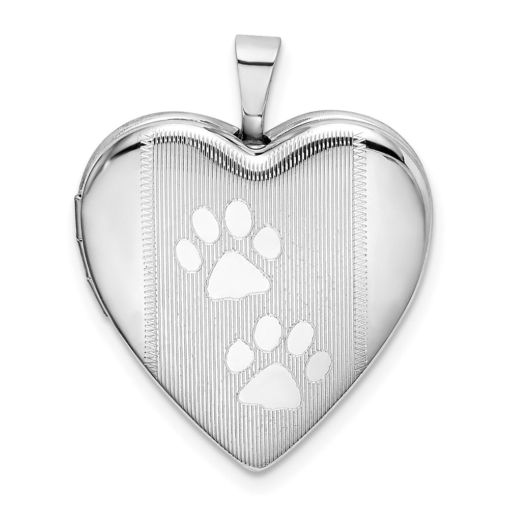 Engravable;Sterling silver;Not engraveable by QG;Polished & satin;20mm;Holds 2 photos;Etched
