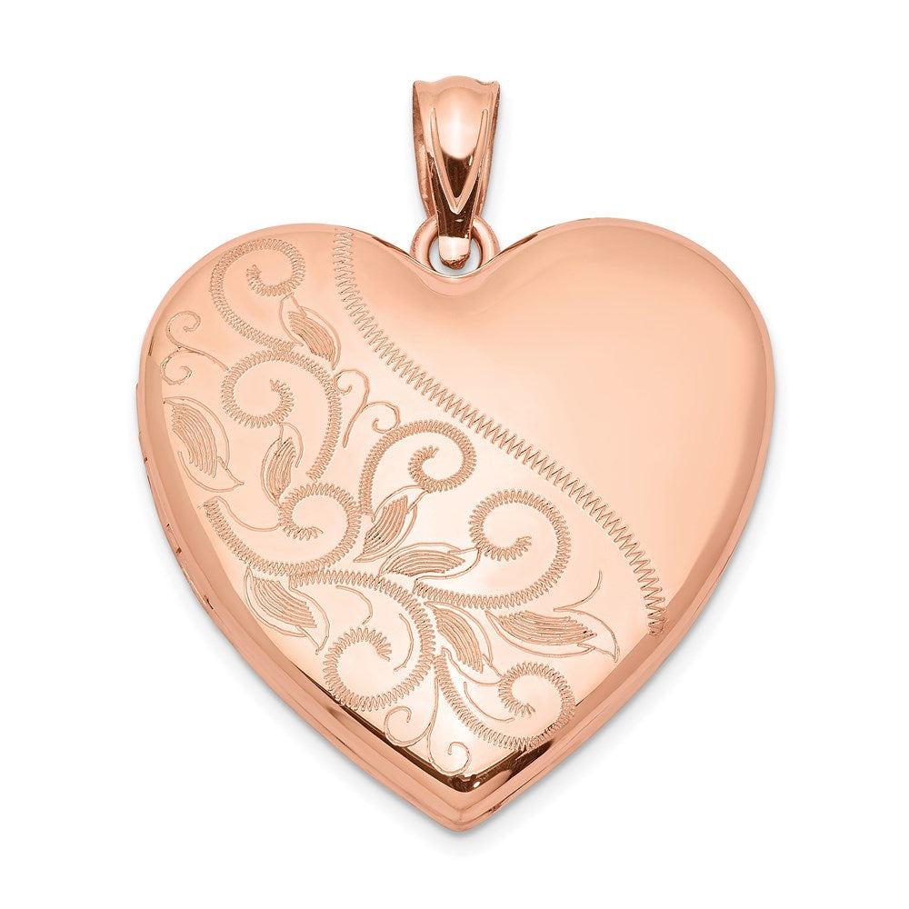 Polished;Engravable;Sterling silver;Not engraveable by QG;Rose gold-plated;24mm