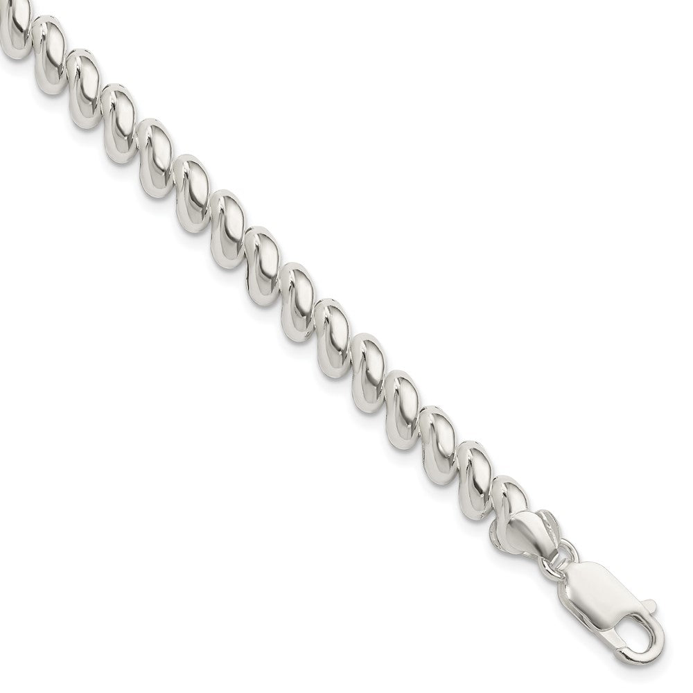 Polished;Lobster;Sterling silver