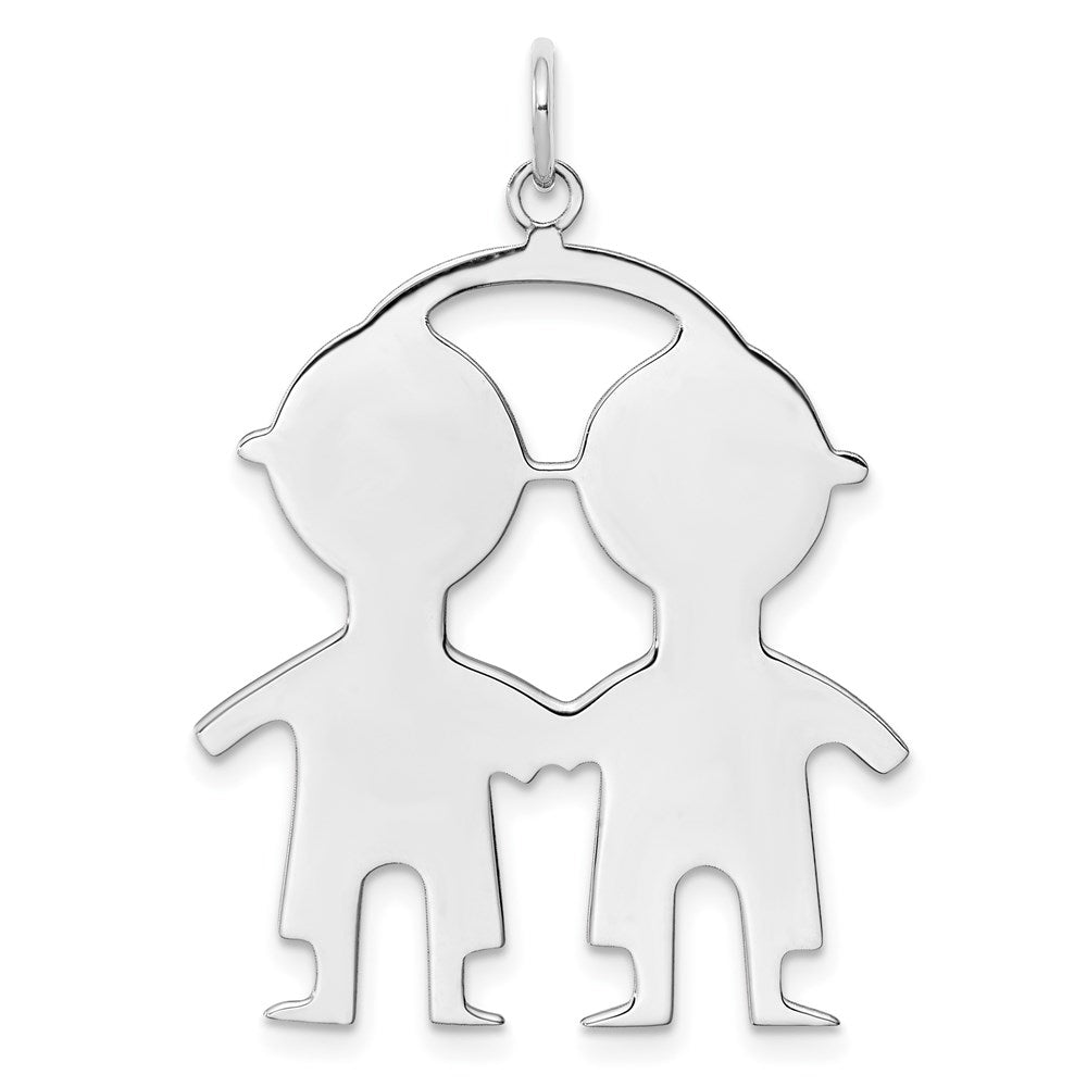 Polished;Engravable;Sterling silver;Flat;Fits up to 3mm