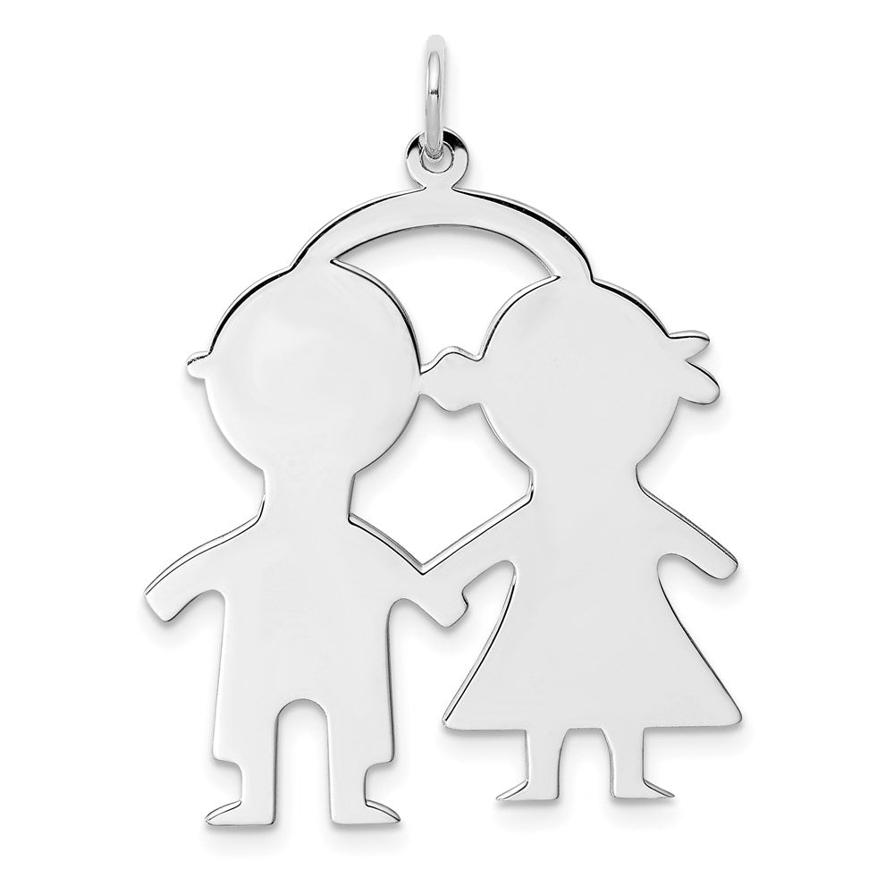 Polished;Engravable;Sterling silver;Flat;Fits up to 3mm