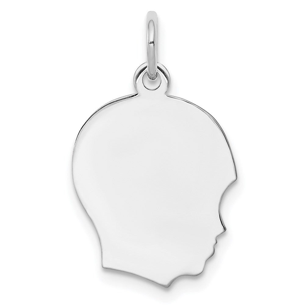 Polished;Flat back;Engravable;Sterling silver;Fits up to 3mm