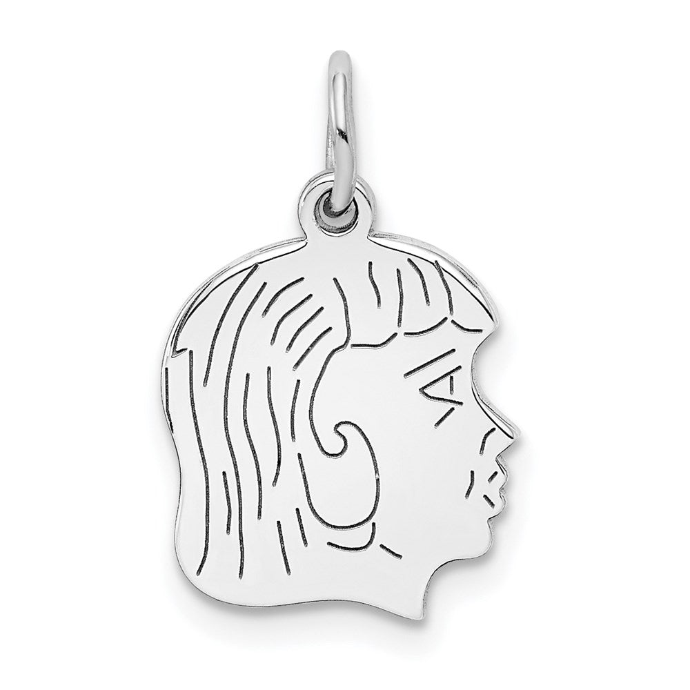 Polished;Flat back;Engravable;Sterling silver;Fits up to 3mm