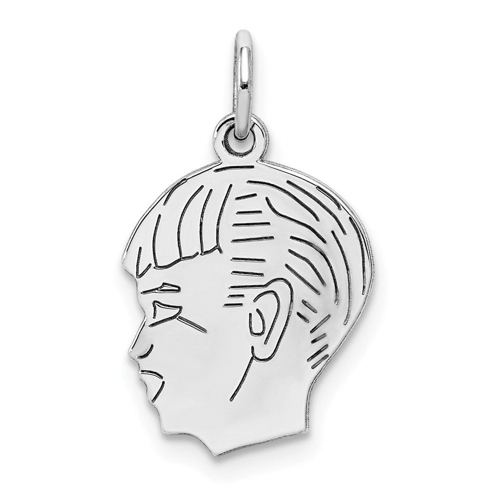 Polished;Flat back;Engravable;Sterling silver;Fits up to 3mm