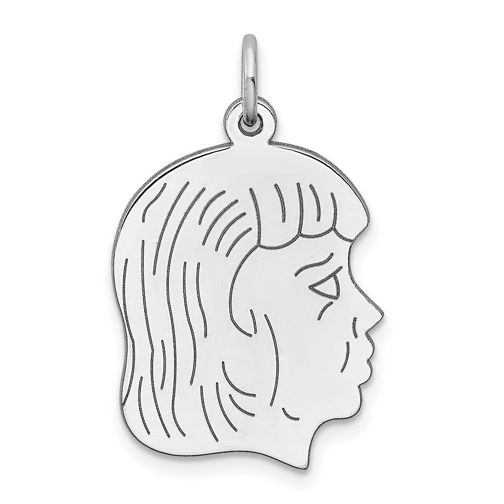 Polished;Flat back;Engravable;Sterling silver;Fits up to 3mm