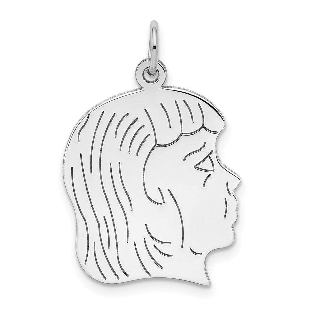 Polished;Flat back;Engravable;Sterling silver;Fits up to 3mm