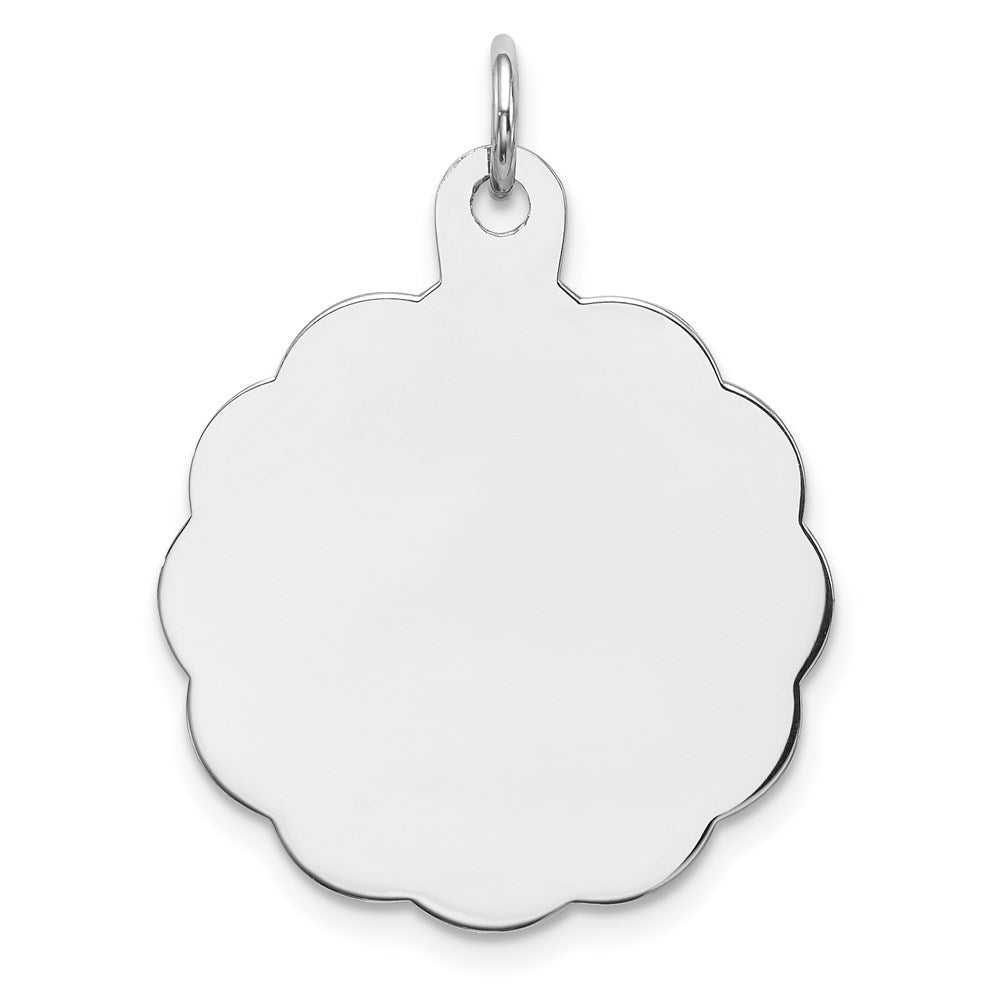 Polished;Engravable;Sterling silver