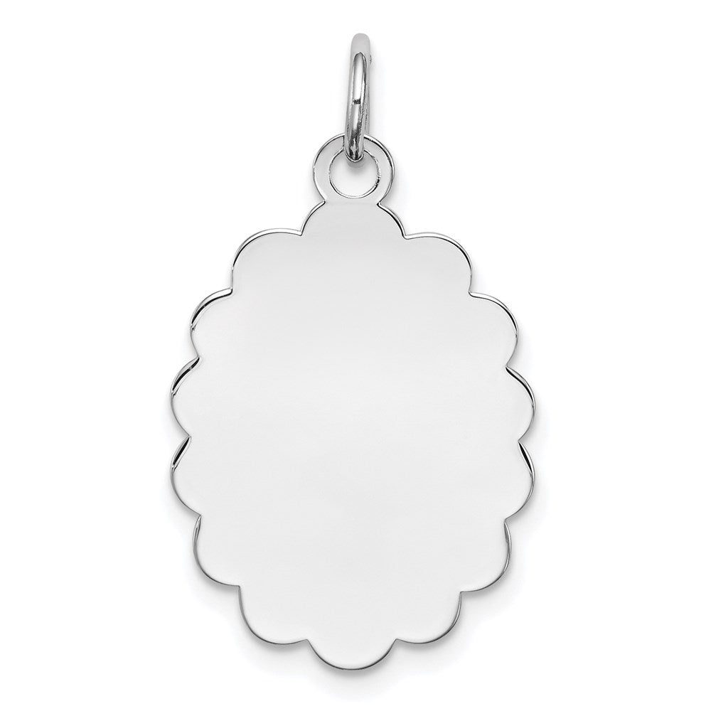 Polished;Engravable;Sterling silver