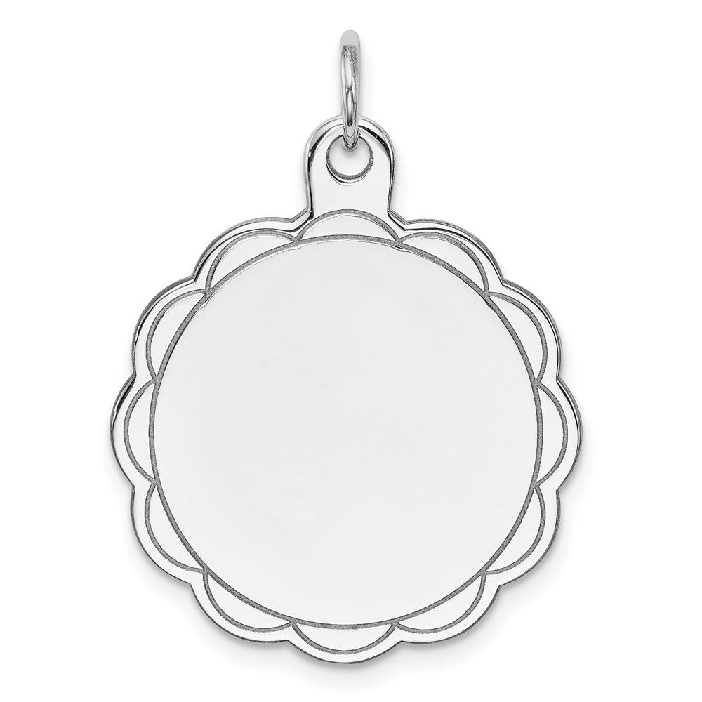Polished;Engravable;Sterling silver