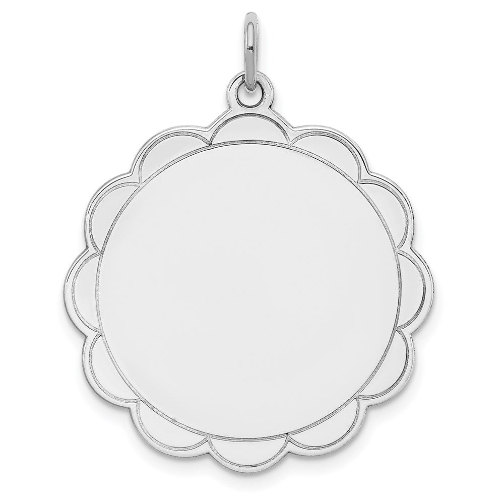Polished;Engravable;Sterling silver