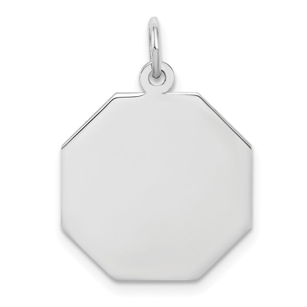 Polished;Engravable;Sterling silver