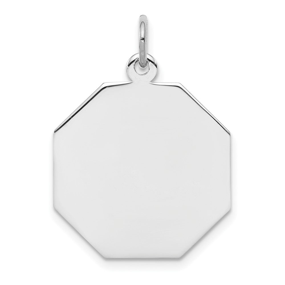 Polished;Engravable;Sterling silver