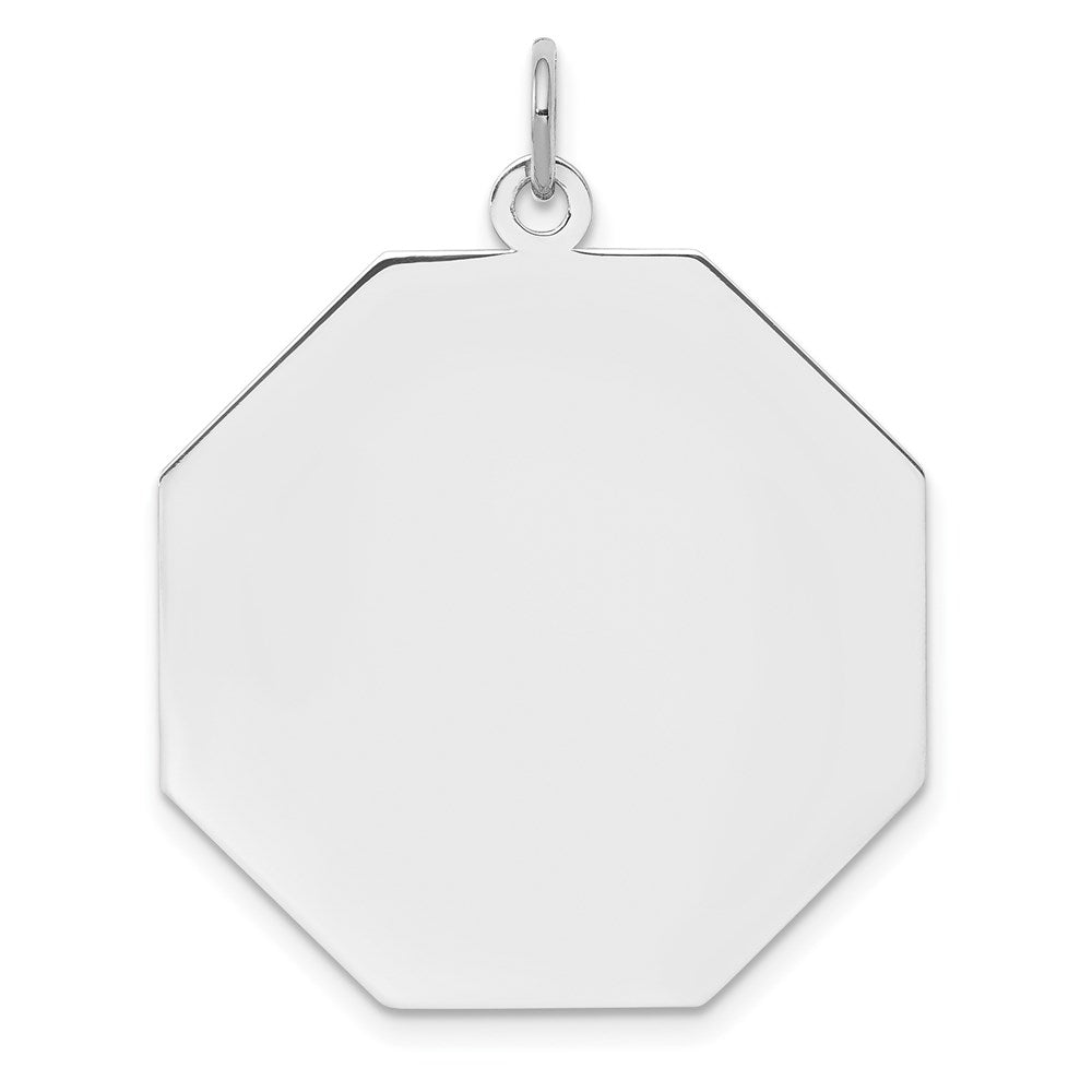 Polished;Engravable;Sterling silver