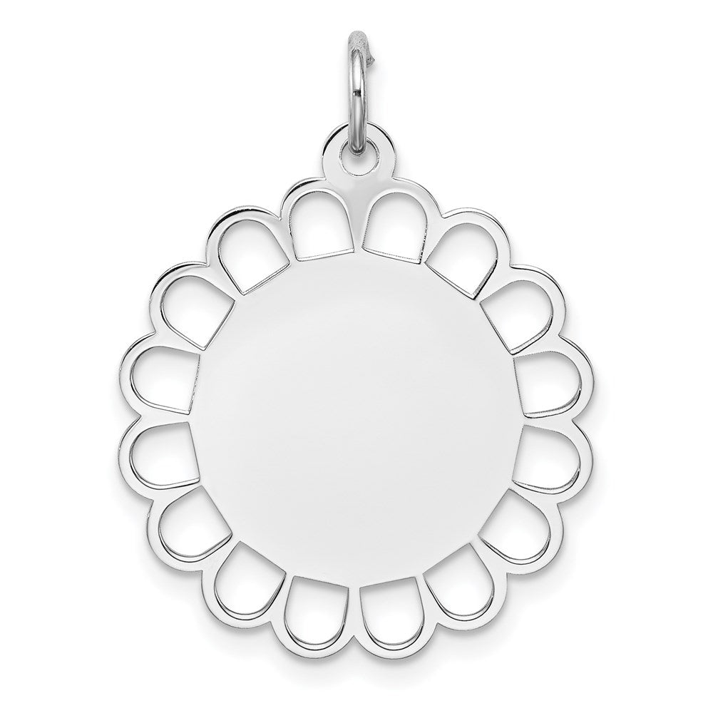 Polished;Engravable;Sterling silver