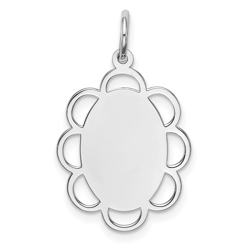 Polished;Engravable;Sterling silver