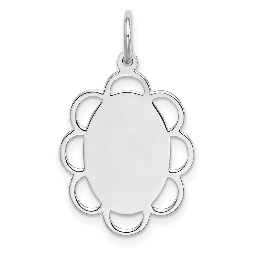 Polished;Engravable;Sterling silver