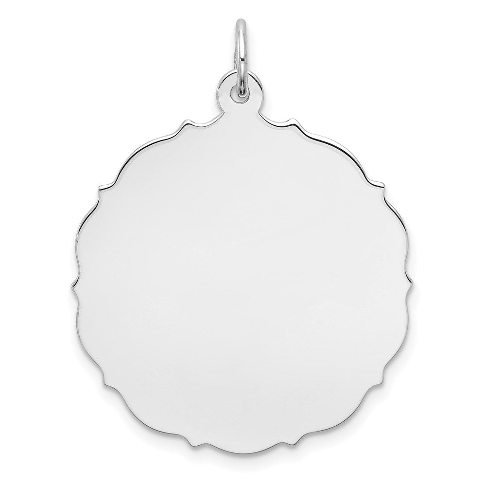 Polished;Engravable;Sterling silver