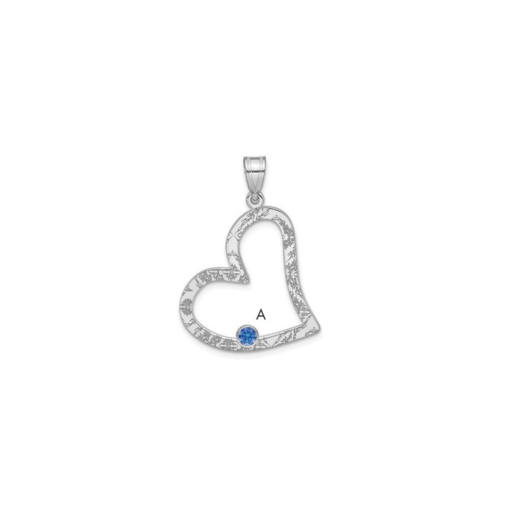 Polished;Stamped;Sterling silver;Laser-cut;Crystal