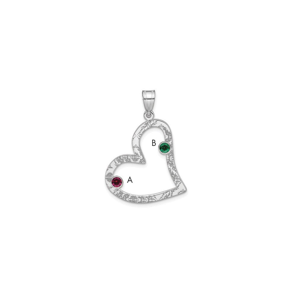 Polished;Stamped;Sterling silver;Laser-cut;Crystal