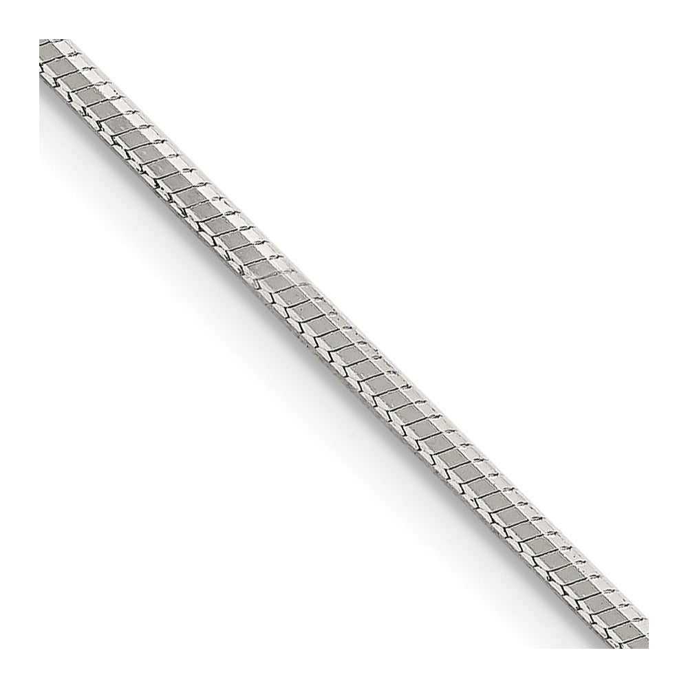 Solid;Polished;Lobster;Sterling silver;Snake Chain;Octagon