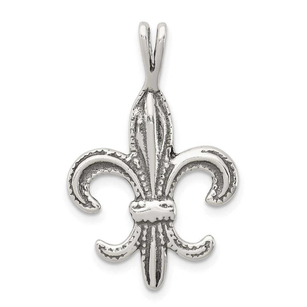 Casted;Polished;Sterling silver;Antiqued