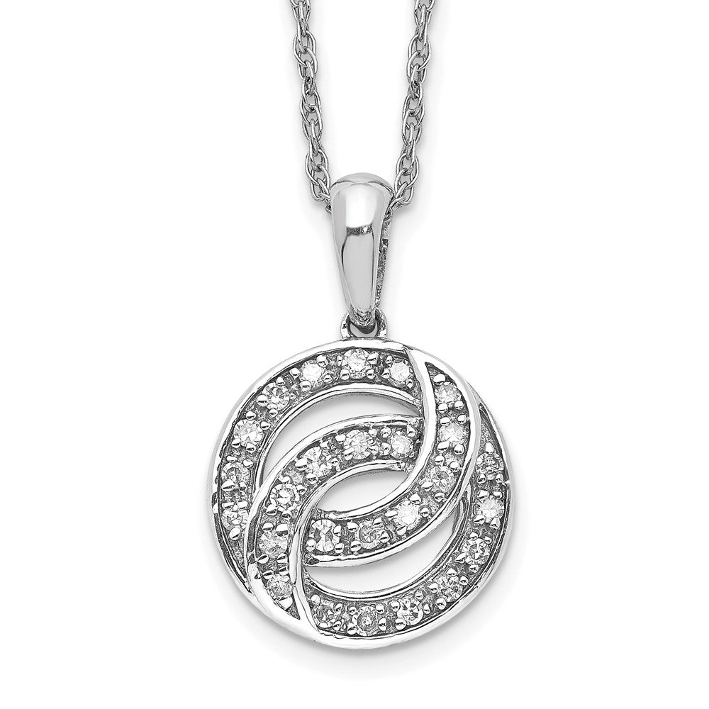 Polished;Sterling silver;Diamond;Rhodium-plated