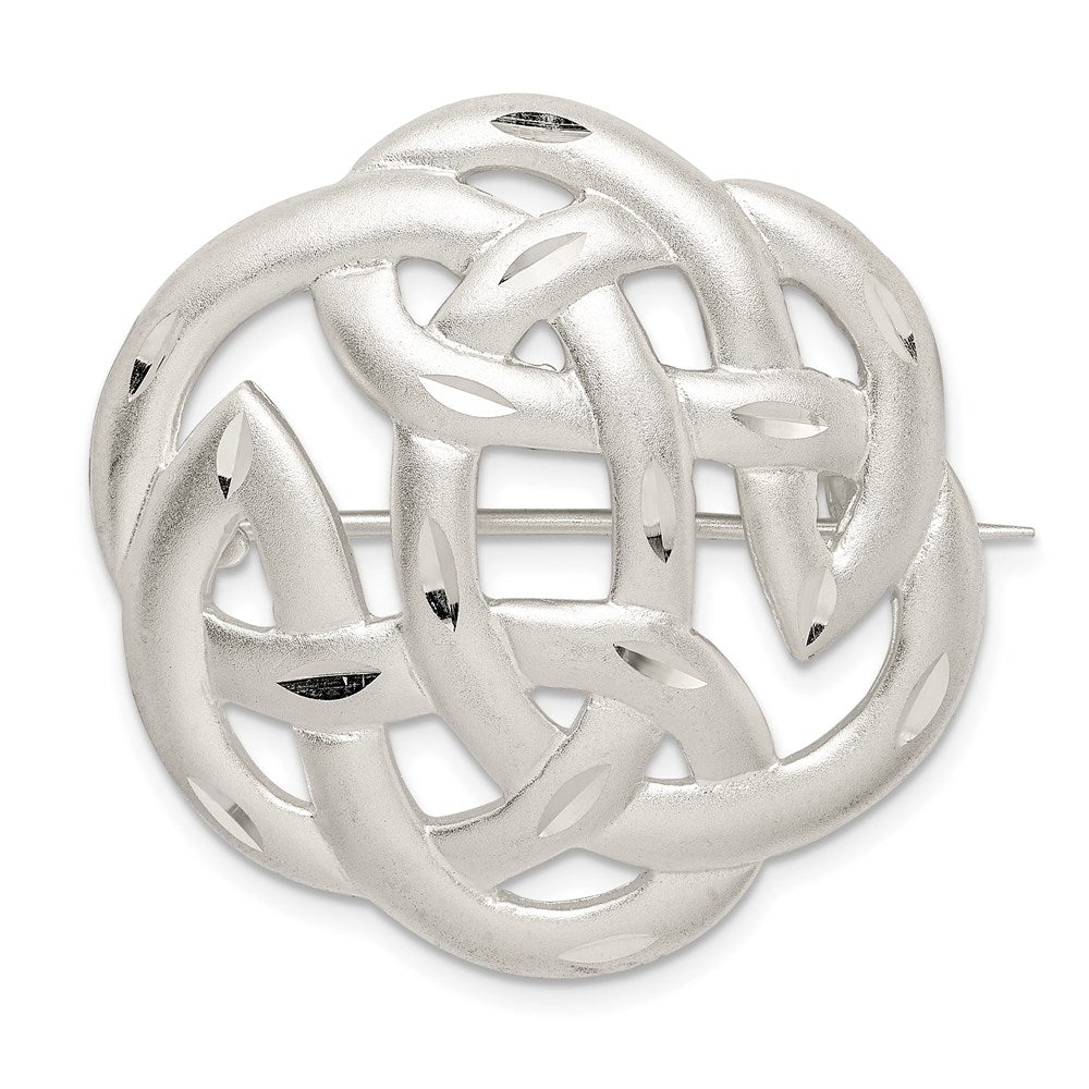 Diamond-cut;Polished;Satin;Sterling silver