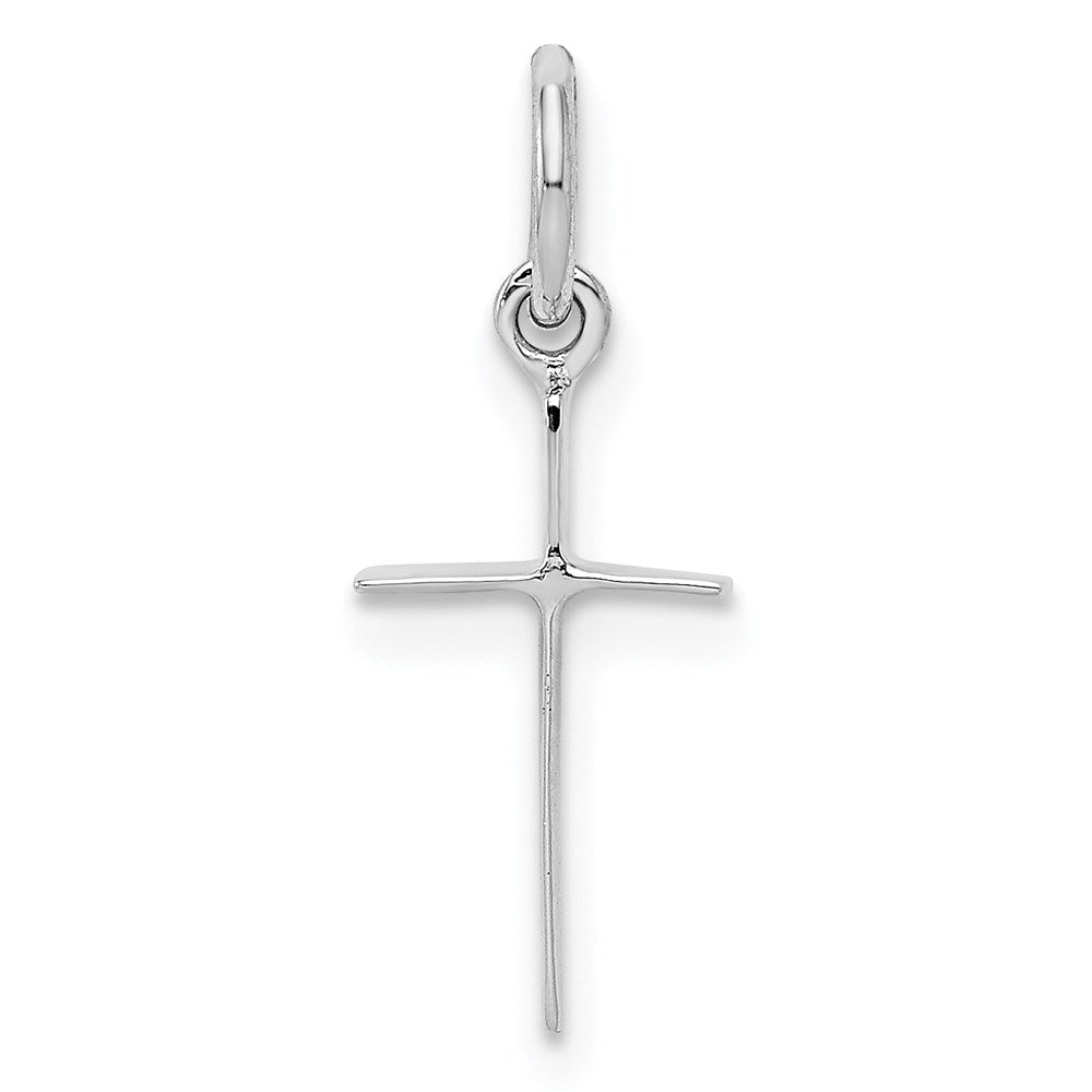 Polished;Sterling silver;Rhodium-plated