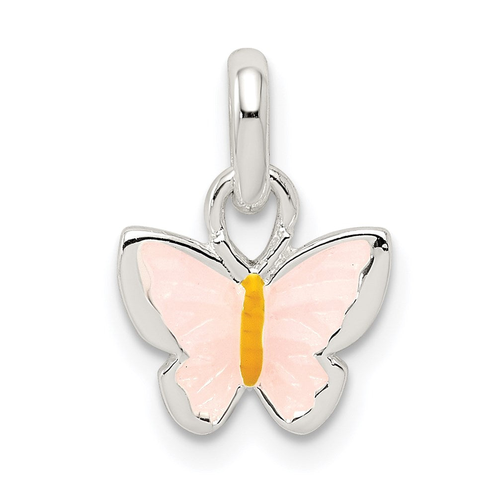 Polished;Enamel;Sterling silver