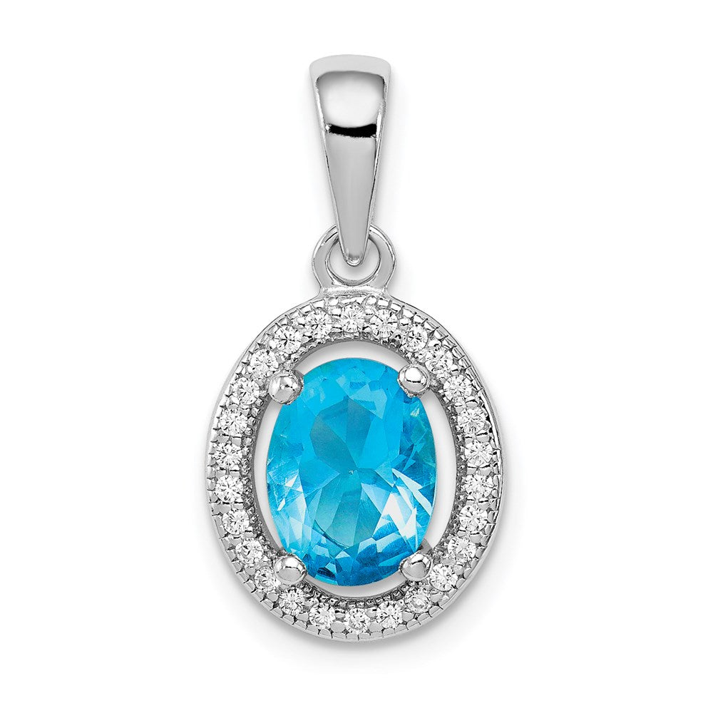 Polished;Sterling silver;CZ