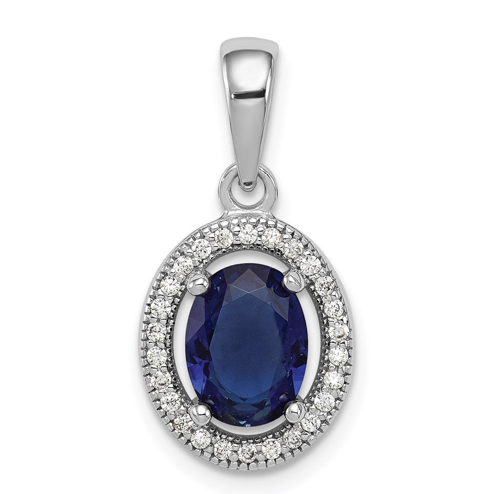 Polished;Sterling silver;CZ