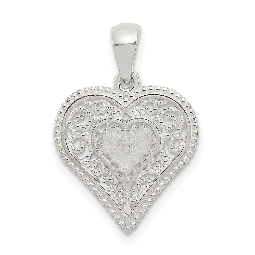 Polished;Sterling silver