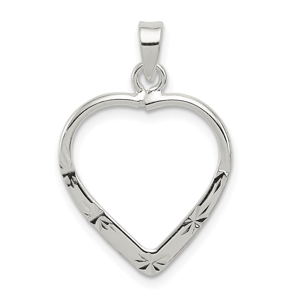 Polished;Sterling silver;Diamond Cut