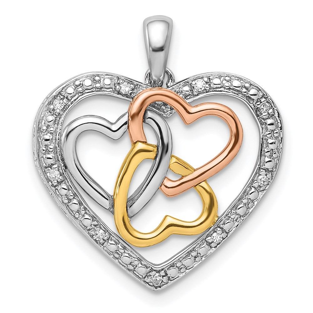 Polished;Open back;Sterling silver;Diamond;Gold-plated;Rose gold-plated