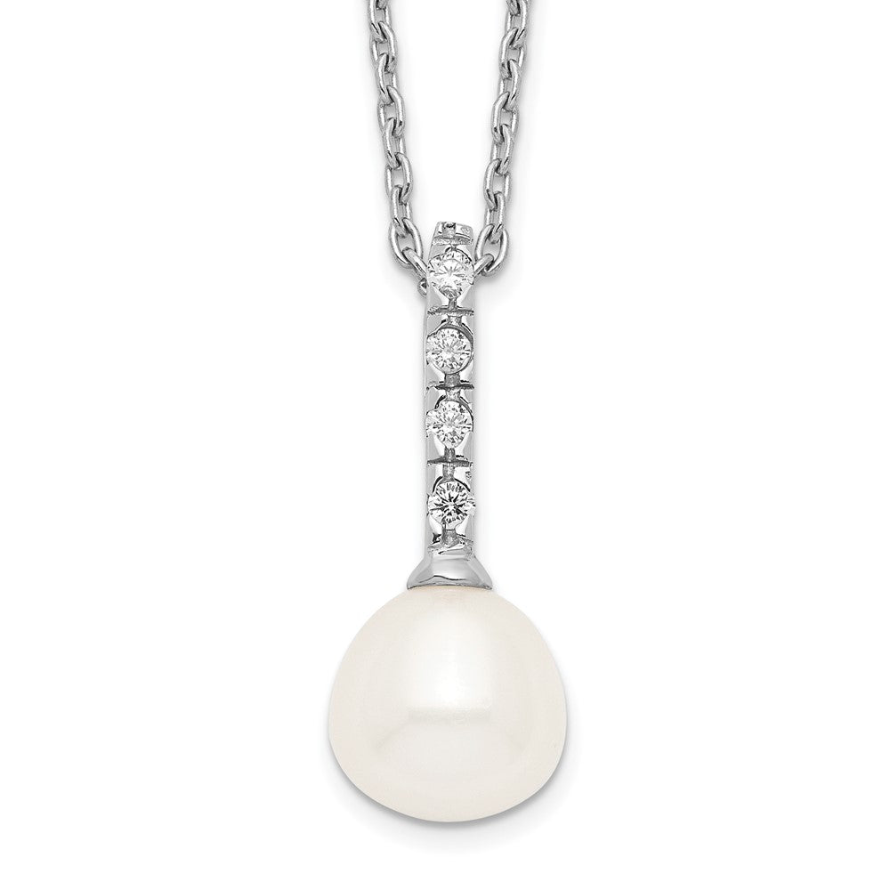 Polished;Lobster;Sterling silver;Freshwater cultured pearl;CZ