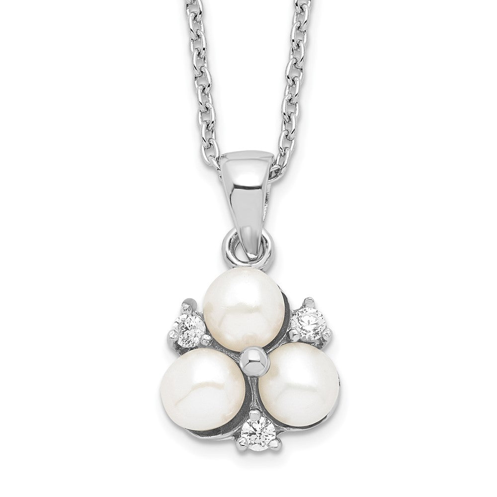 Polished;Lobster;Sterling silver;Freshwater cultured pearl;CZ