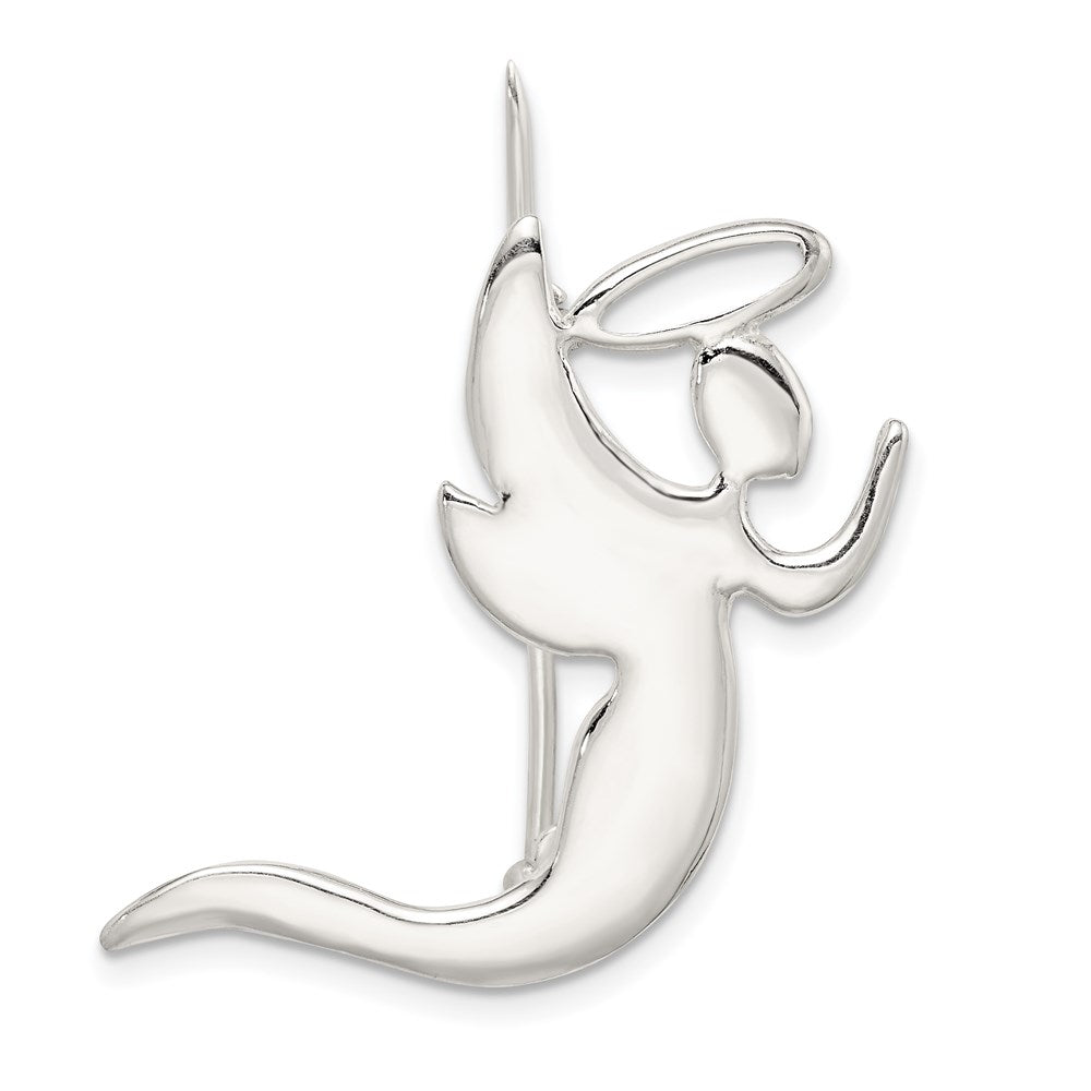 Polished;Sterling silver