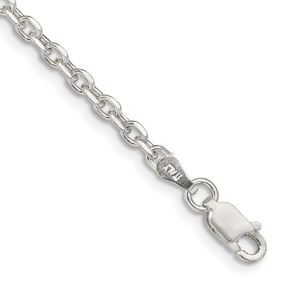 Polished;Lobster;Sterling silver;Beveled Edge