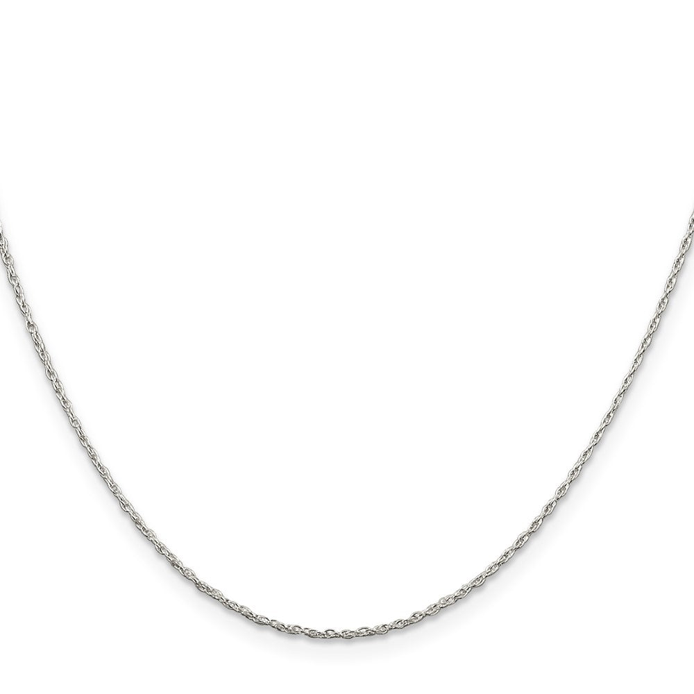 Sterling Silver 1.25mm Loose Rope Chain w/2in ext.