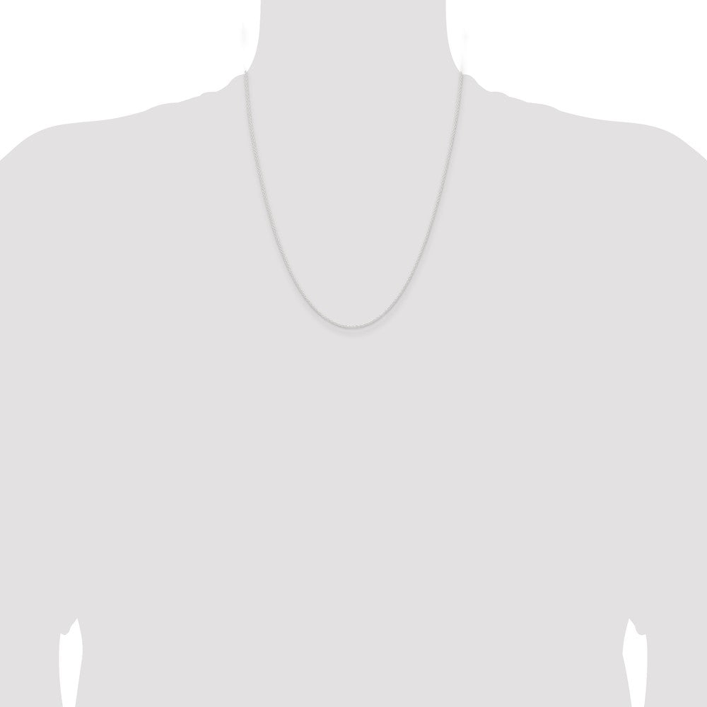 Sterling Silver 1.45mm Forzantine Cable Chain