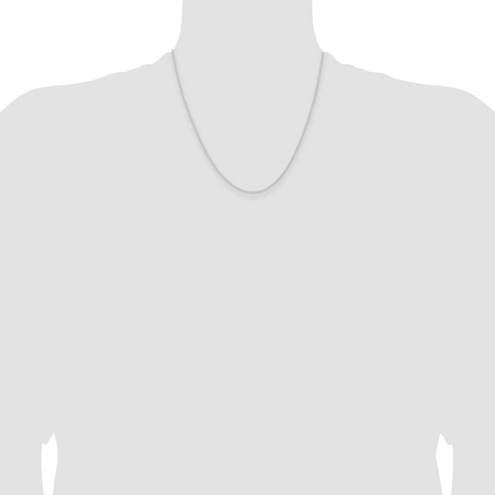 Sterling Silver 1.6mm Forzantine Cable Chain