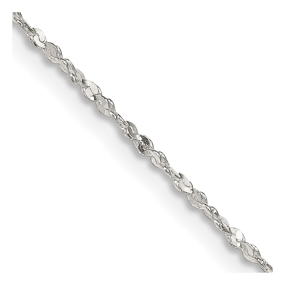 Solid;Polished;Spring Ring;Sterling silver;Twisted