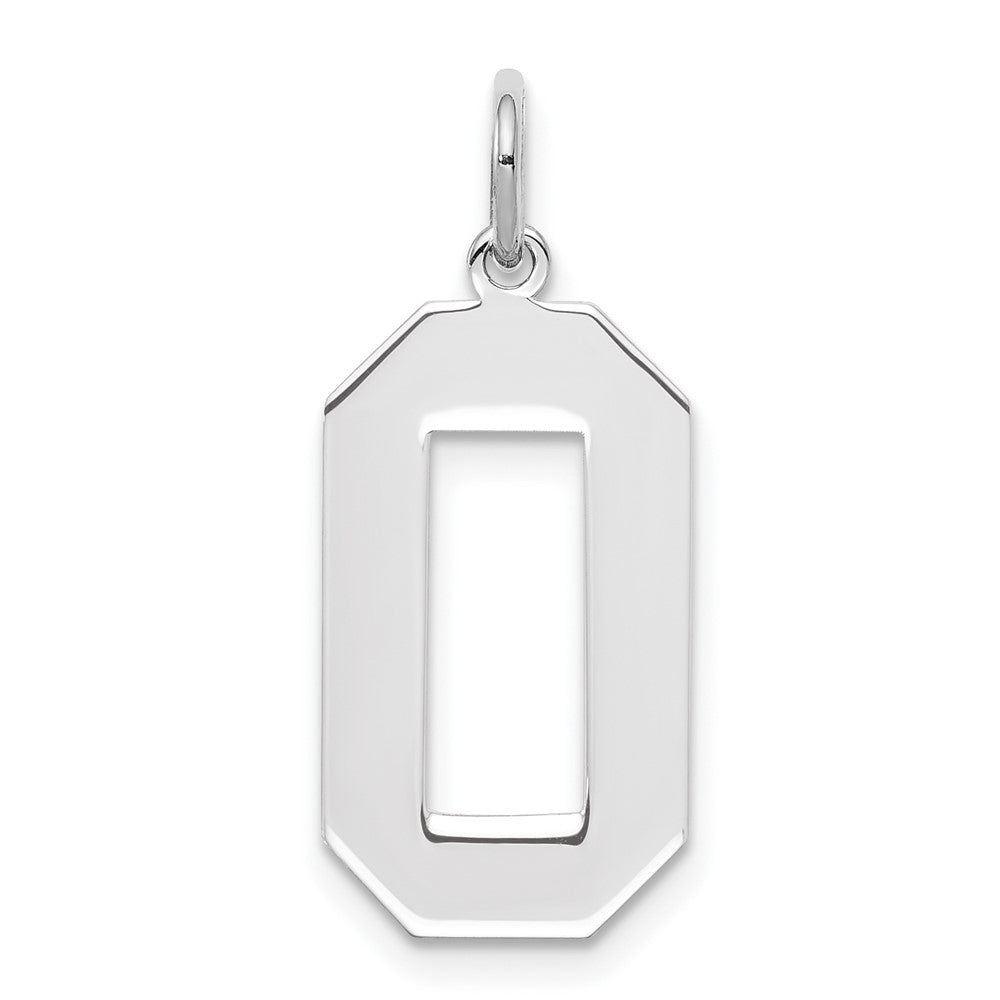 Solid;Casted;Polished;Sterling silver;Fits up to 3mm
