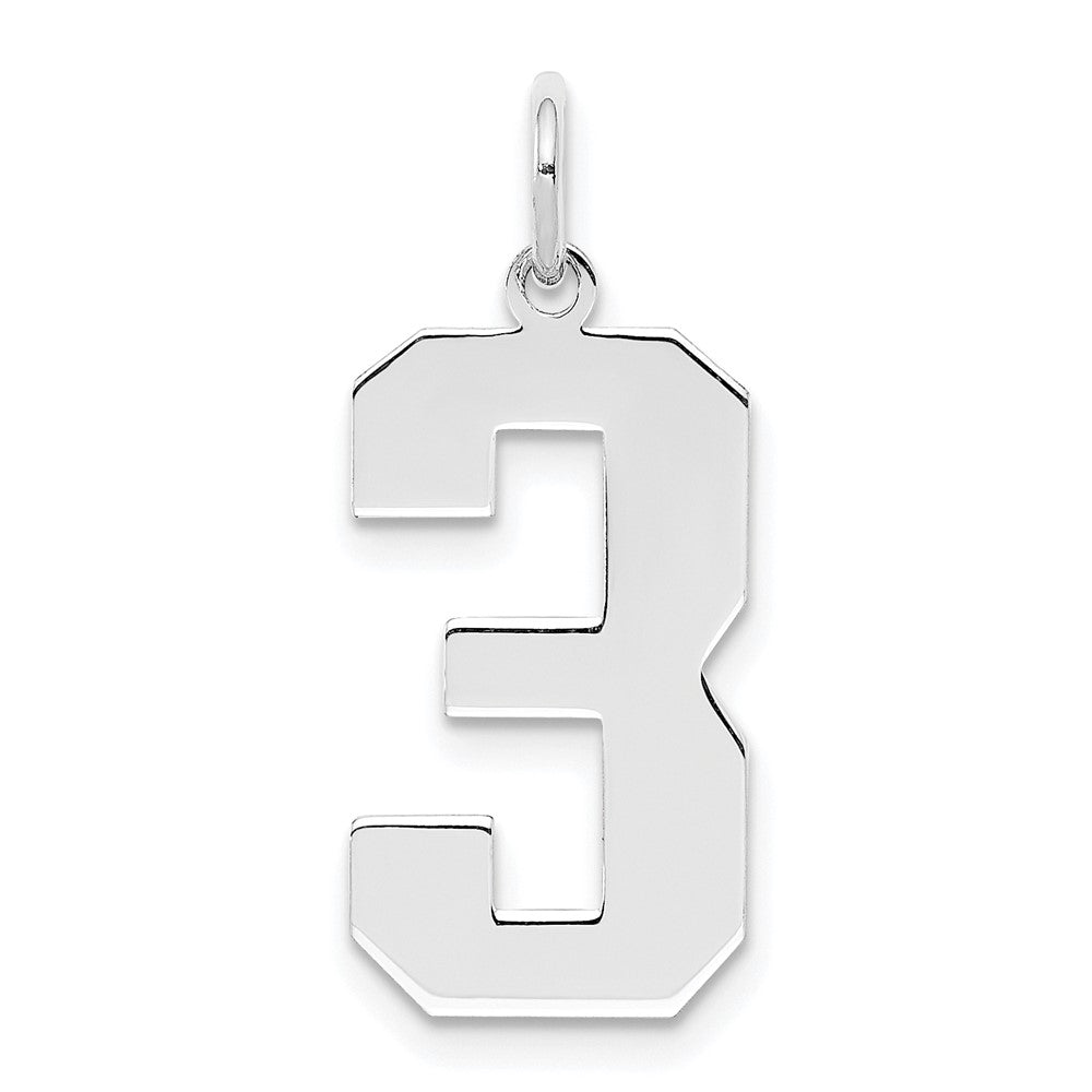 Solid;Casted;Polished;Sterling silver;Fits up to 3mm